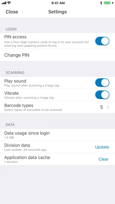 Capturas de pantalla de EMTrack