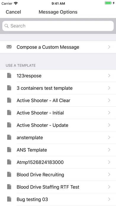 CORES Messages سکرین شاٹس