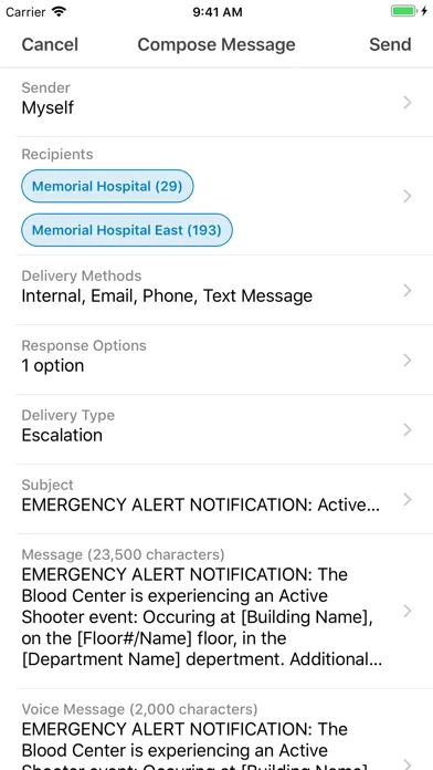 CORES Messages سکرین شاٹس
