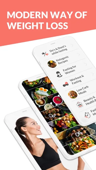 ภาพหน้าจอของ Fasting Tracker App