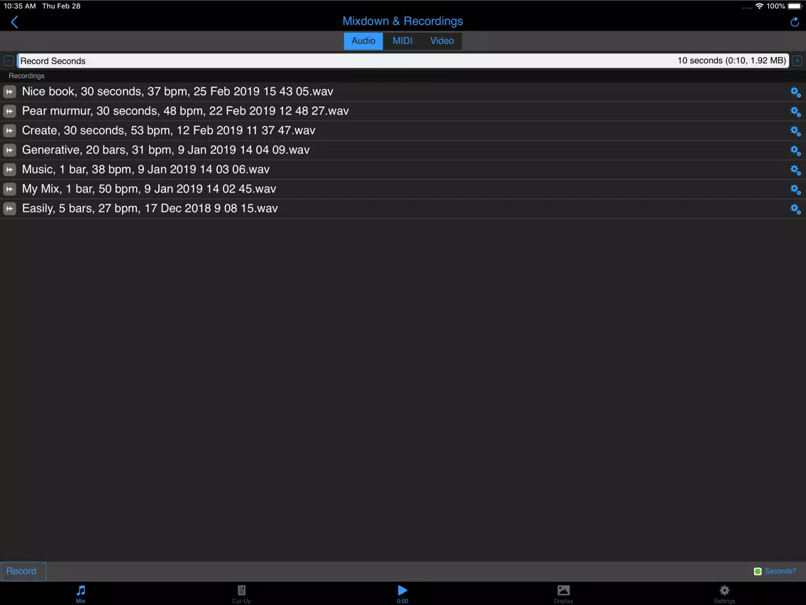 Wotja Pro 19: Generative Music iPad  Screenshots