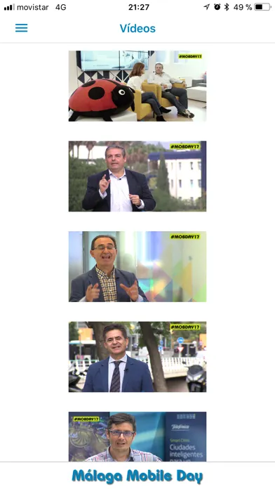 Mobile Day, Networking App Screenshots