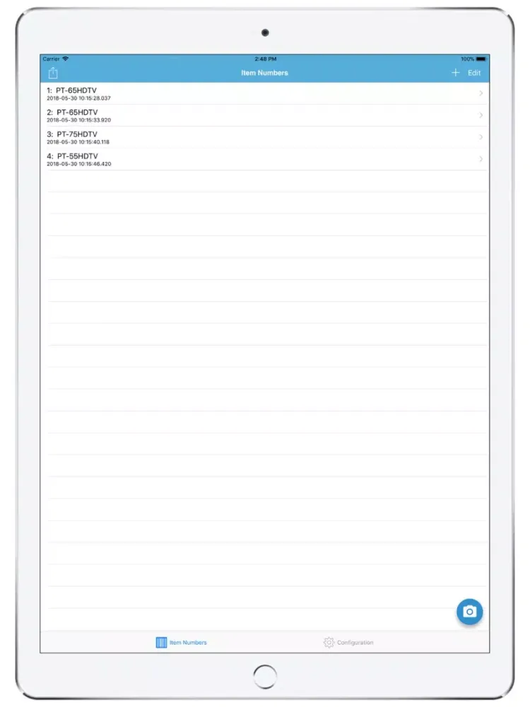 IDS Scan iPad 应用截图