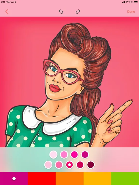 Captures d'écran de Coloring Book Air iPad 