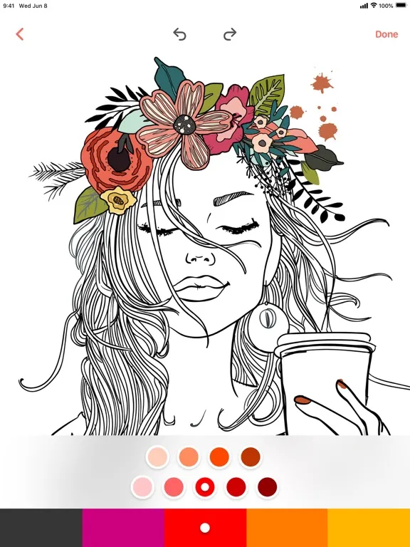 Captures d'écran de Coloring Book Air iPad 