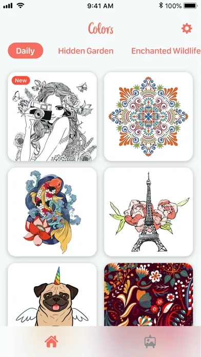 Captures d'écran de Coloring Book Air