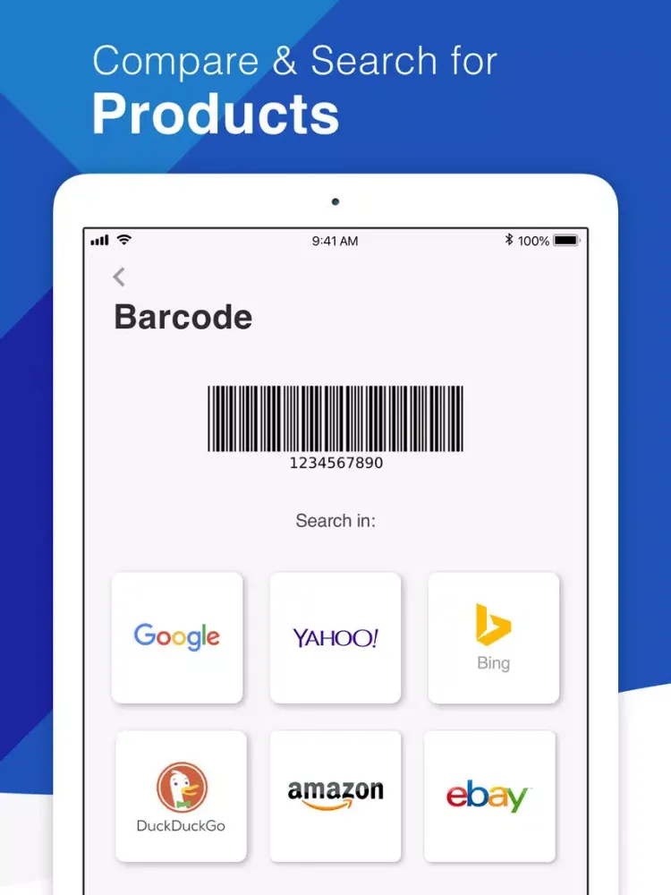 QR Code Reader - QrScan+ iPad 應用截圖