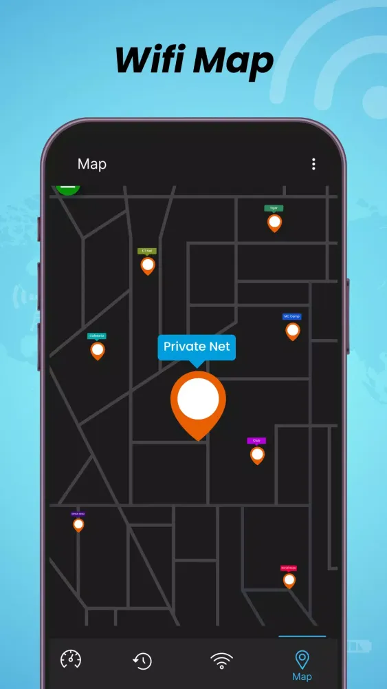 Wifi Internet Speed Test Map Screenshots