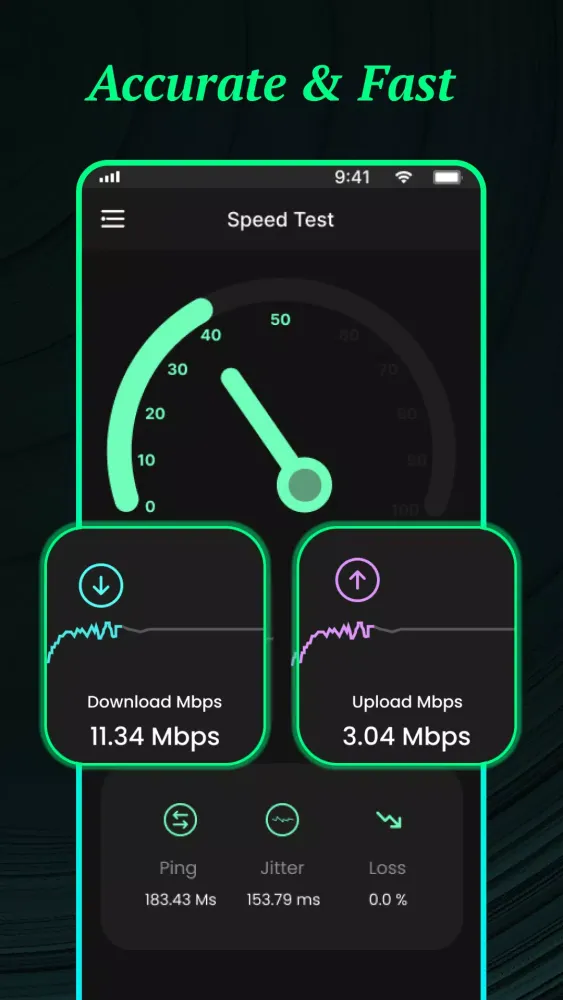 Screenshot di Internet Speed Test-Wifi speed