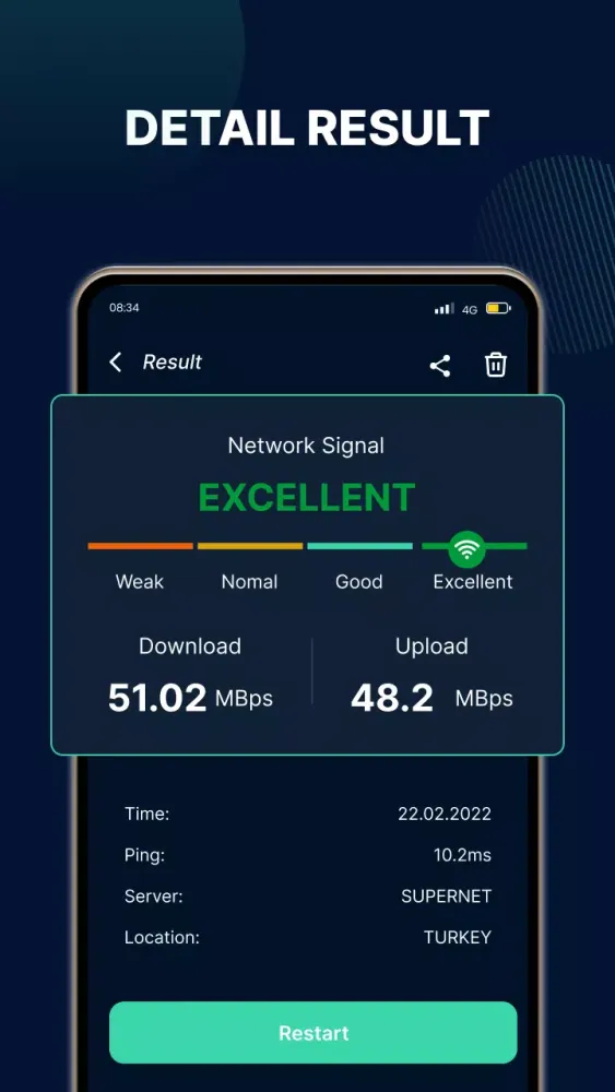 Internet speed test: Wifi test Screenshots
