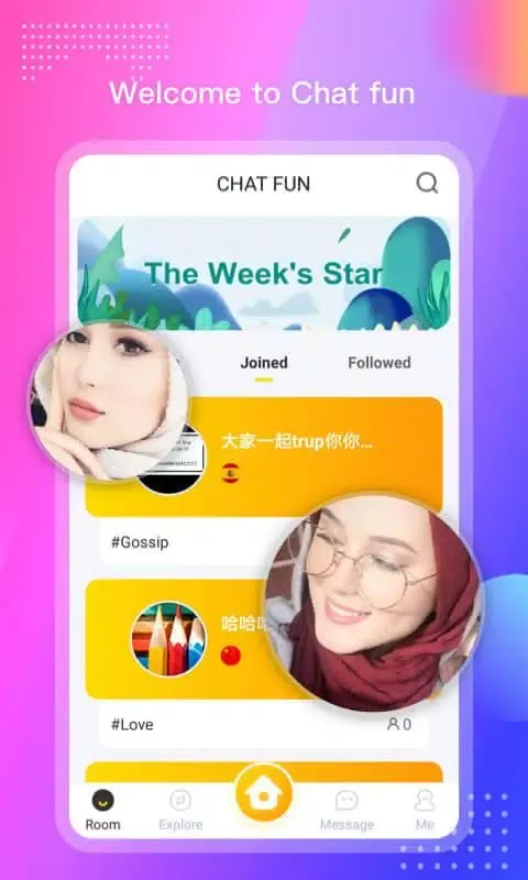 Screenshot di ChatFun