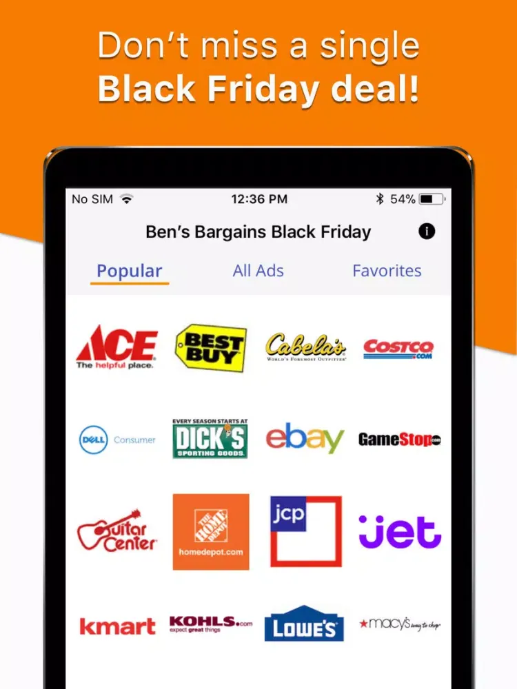 Tangkapan layar Black Friday 2019 Deals iPad 