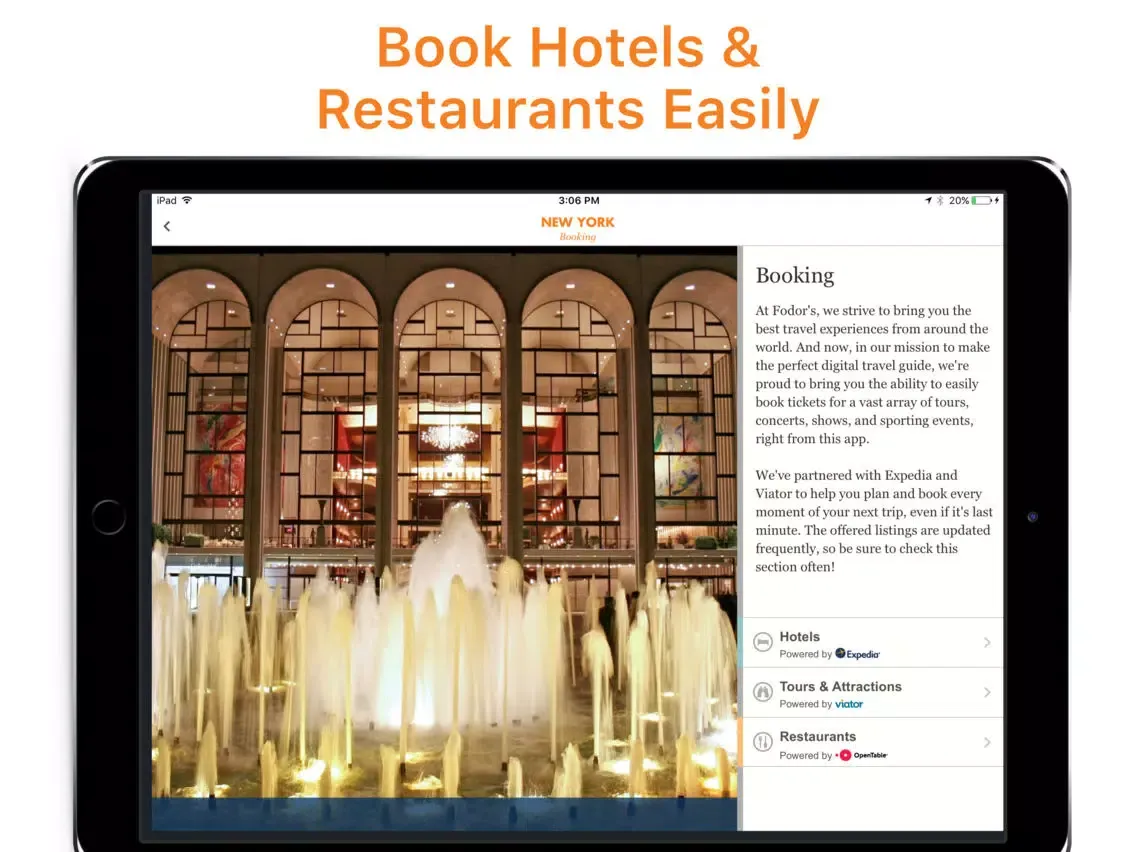 صور Fodor's City Guides iPad 