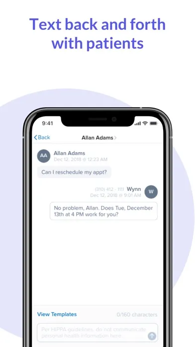 Ảnh chụp màn hình của WebMD PracticePro