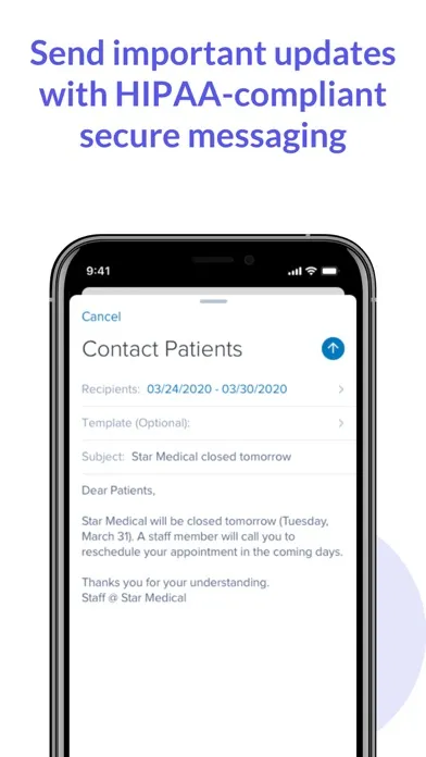 Ảnh chụp màn hình của WebMD PracticePro