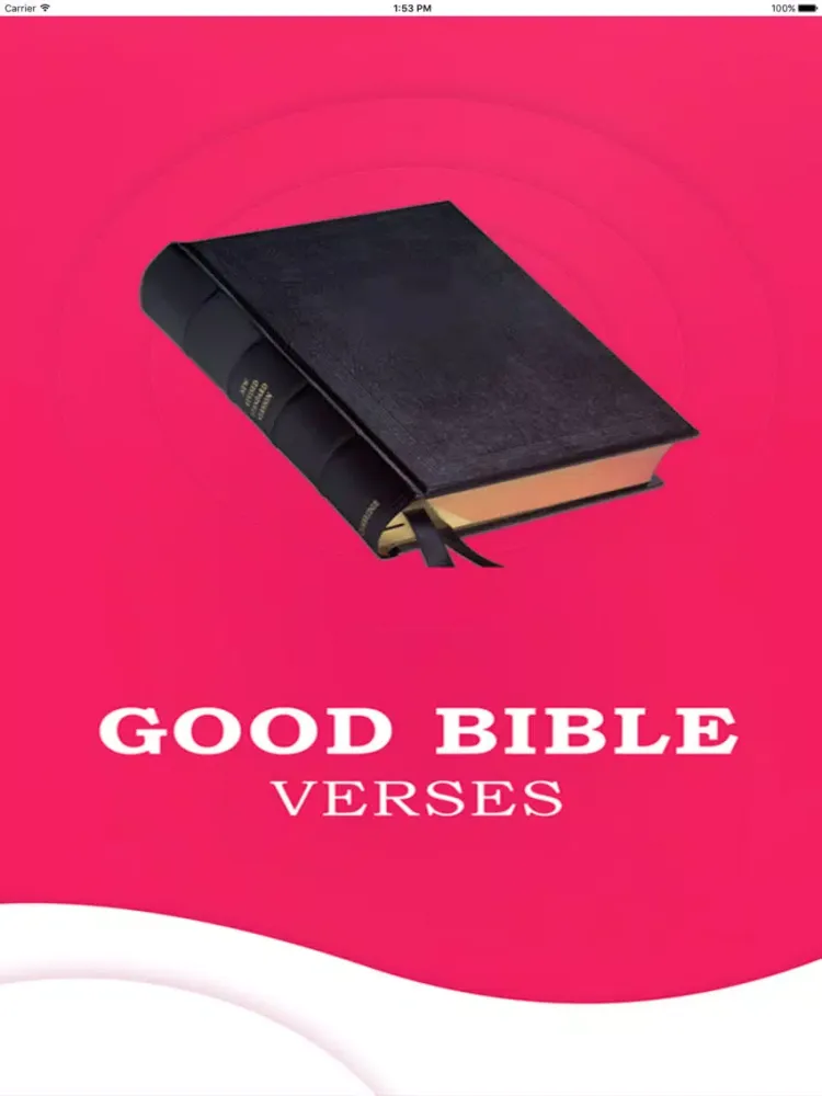 Zrzuty ekranu Good Bible Verses iPad 