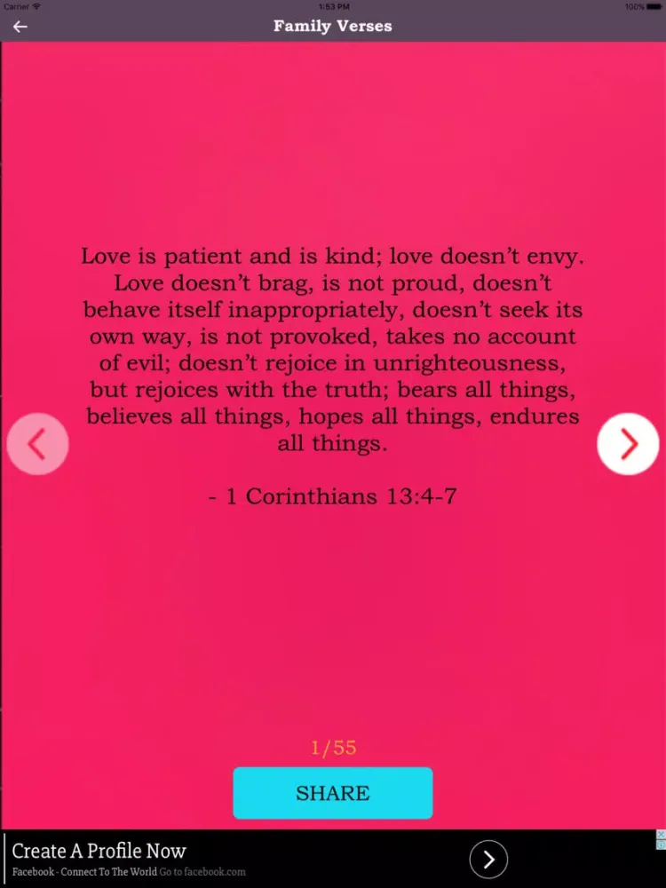 Zrzuty ekranu Good Bible Verses iPad 