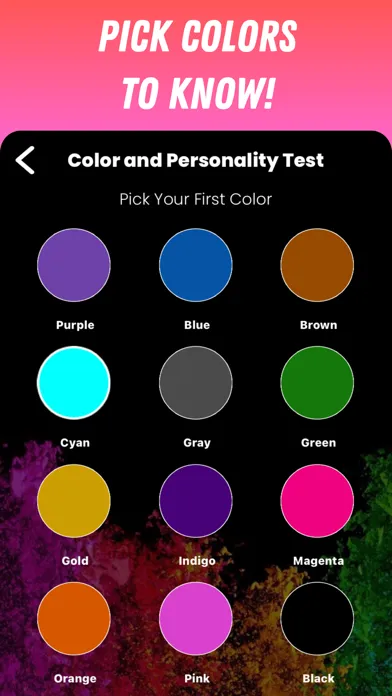 Color and Personality Tests स्क्रीनशॉट