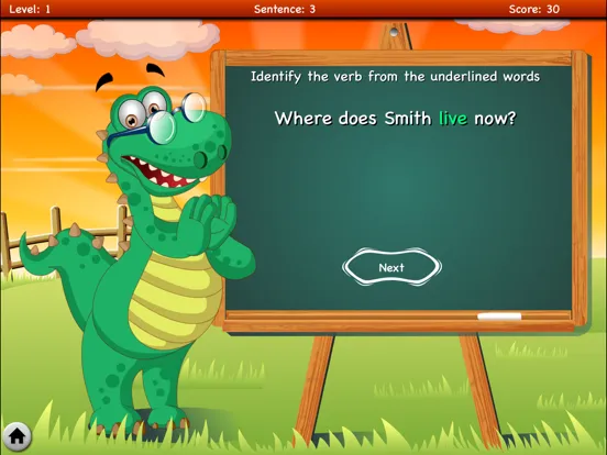 ภาพหน้าจอของ English Grammar For Kids iPad 