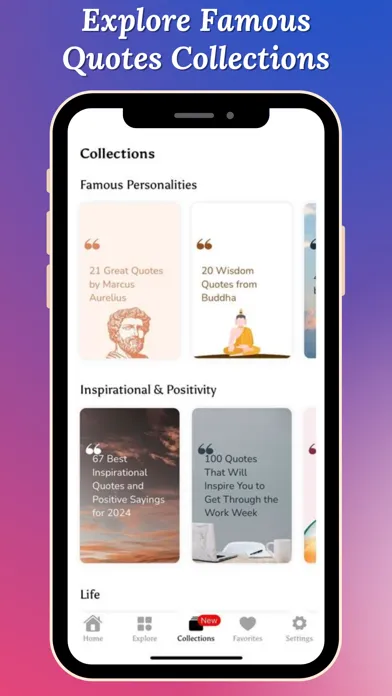 Capturas de pantalla de Daily Affirmations & Quotes