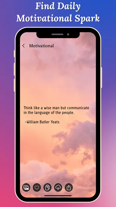 Capturas de pantalla de Daily Affirmations & Quotes