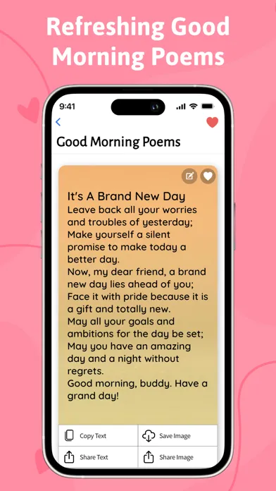 Captures d'écran de Love Messages, Birthday Wishes