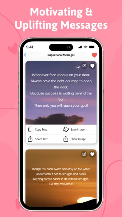 Captures d'écran de Love Messages, Birthday Wishes