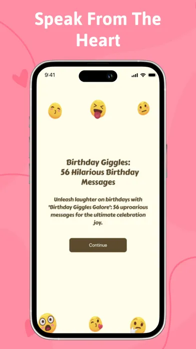 Captures d'écran de Love Messages, Birthday Wishes