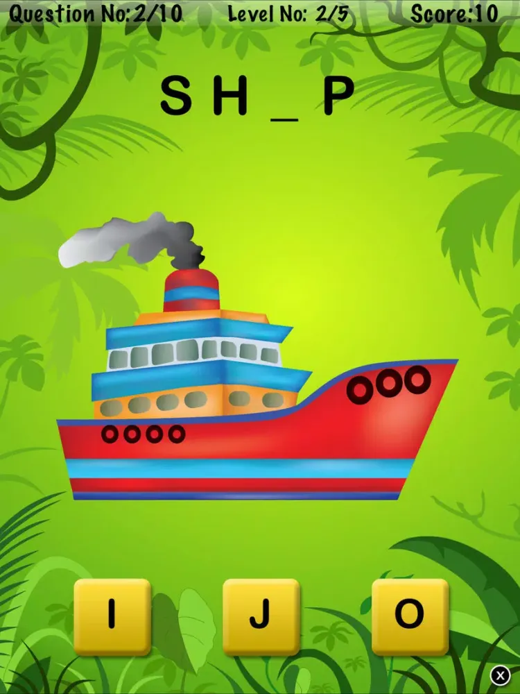 Скриншоты Complete The Word For Kids (Full Version) iPad 