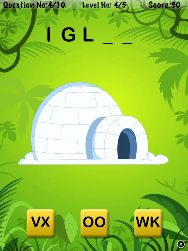 Скриншоты Complete The Word For Kids (Full Version) iPad 