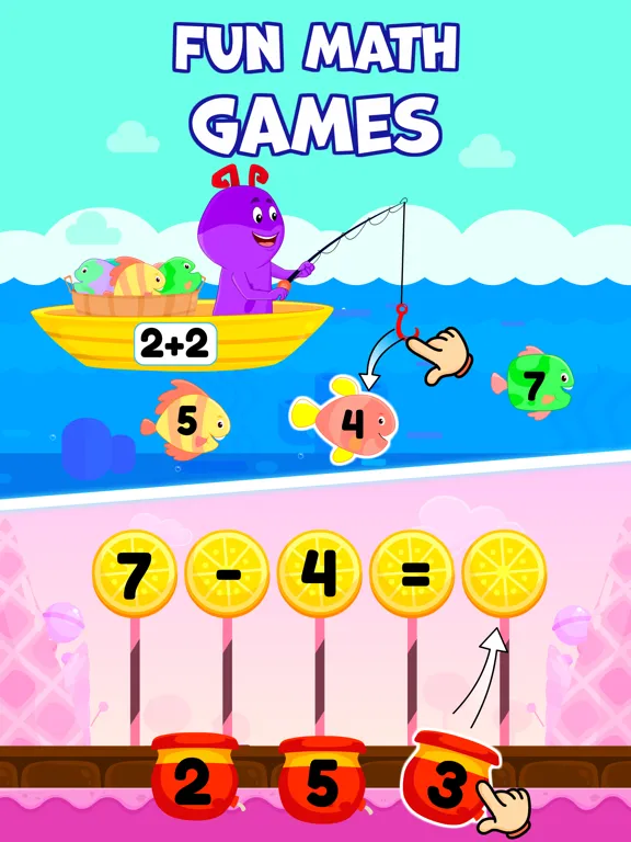 Math Games for Kids & Toddler iPad 应用截图
