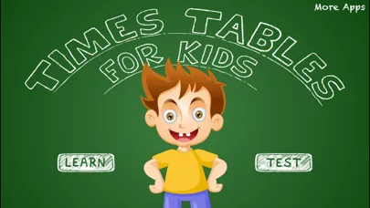 Ảnh chụp màn hình của Times Tables For Kids - Test
