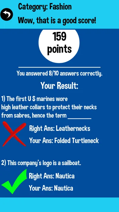 Capturas de pantalla de Trivia Quizzes