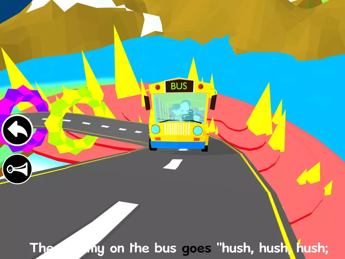 Wheels On The Bus - Song For Kids In 3D iPad 应用截图