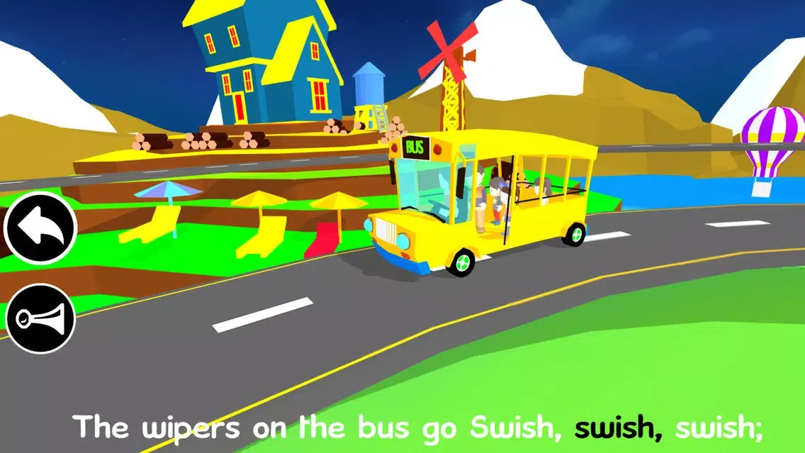Wheels On The Bus - Song For Kids In 3D应用截图