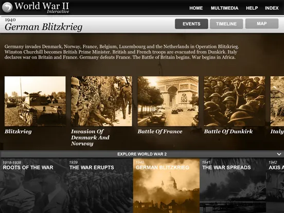 World War 2 History: WW2 Lite iPad  স্ক্রিনশট