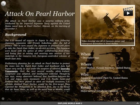 World War 2 History: WW2 Lite iPad  স্ক্রিনশট