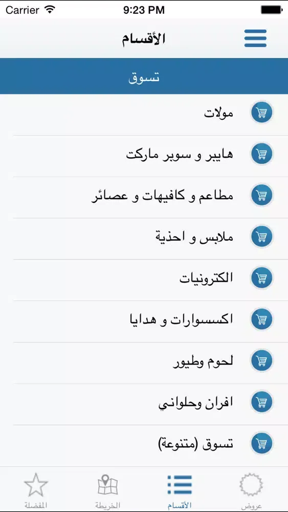 Tangkapan layar New Cairo Directory