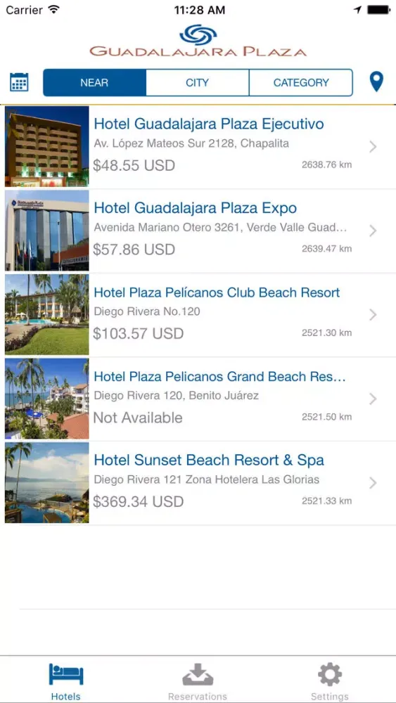 Ảnh chụp màn hình của GDL Plaza Hotels