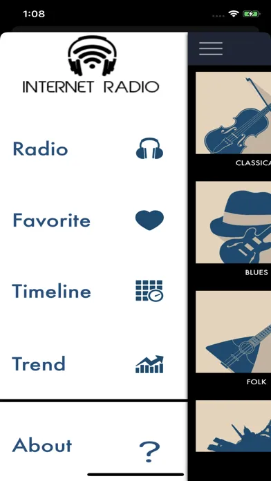 تصاویر Internet Radio Stations App