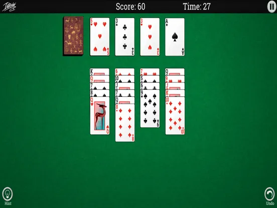 Tangkapan skrin Interplay Solitaire iPad 
