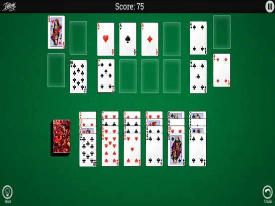 Tangkapan skrin Interplay Solitaire iPad 