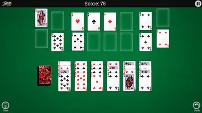 Tangkapan skrin Interplay Solitaire