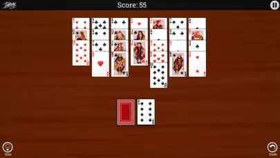 Tangkapan skrin Interplay Solitaire