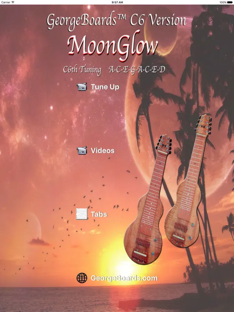 Capturas de pantalla de MoonGlow C6 Version for the Lap Steel Guitar iPad 