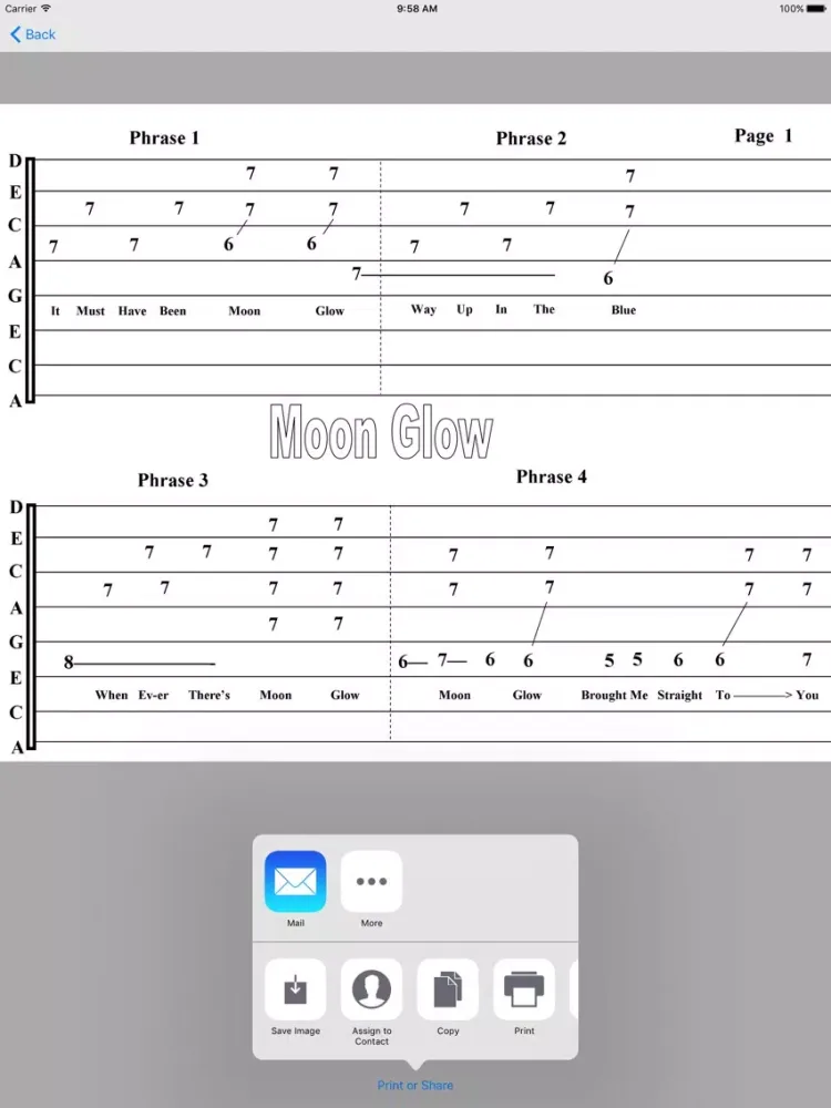 Capturas de pantalla de MoonGlow C6 Version for the Lap Steel Guitar iPad 
