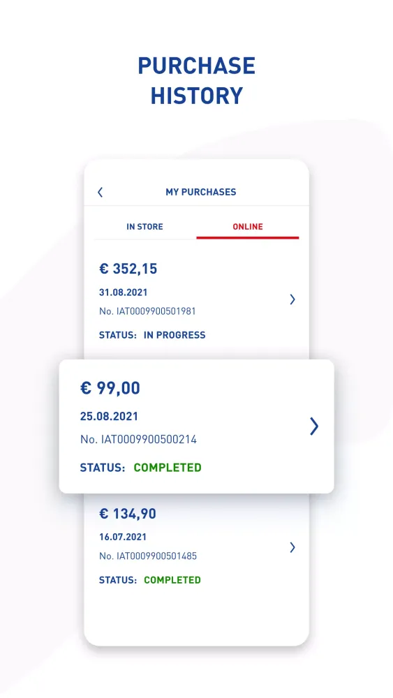 Zrzuty ekranu INTERSPORT AT/CZ/HU/SK