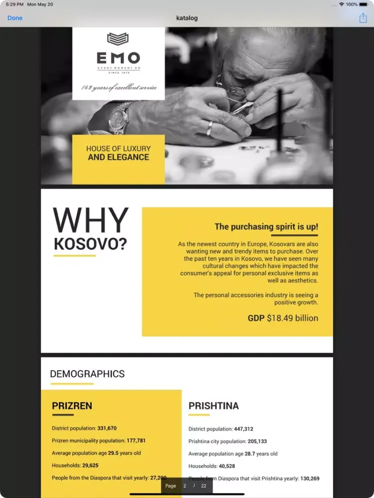 Zrzuty ekranu EMOshops iPad 
