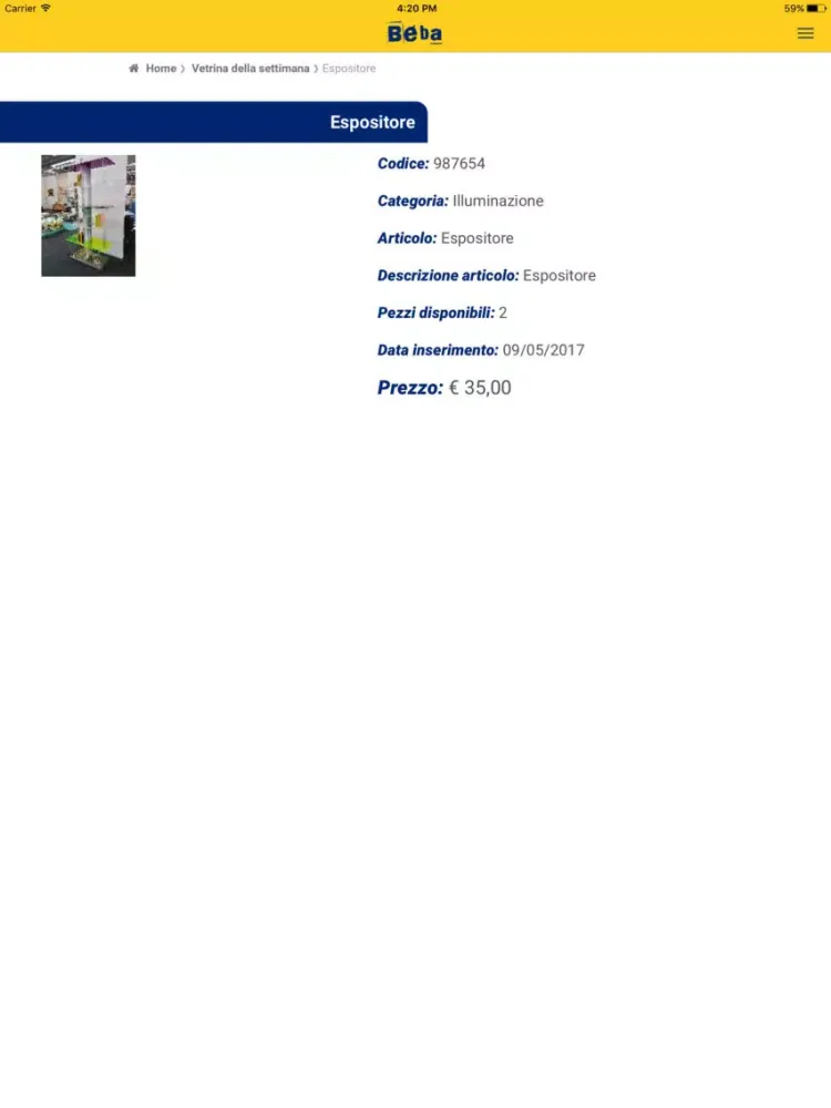 Mercatino di BeBa iPad  Screenshots