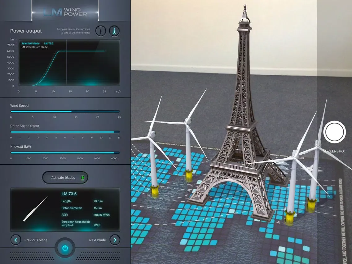 LM Wind Power iPad  Screenshots